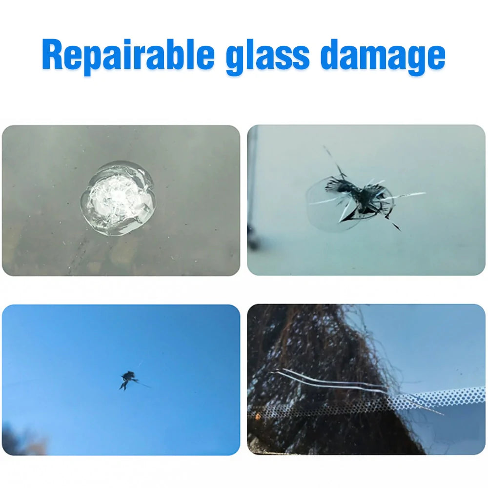 TOOL TO REPAIR A CRACKED CAR WINDSHIELD AND PHONE GLASS