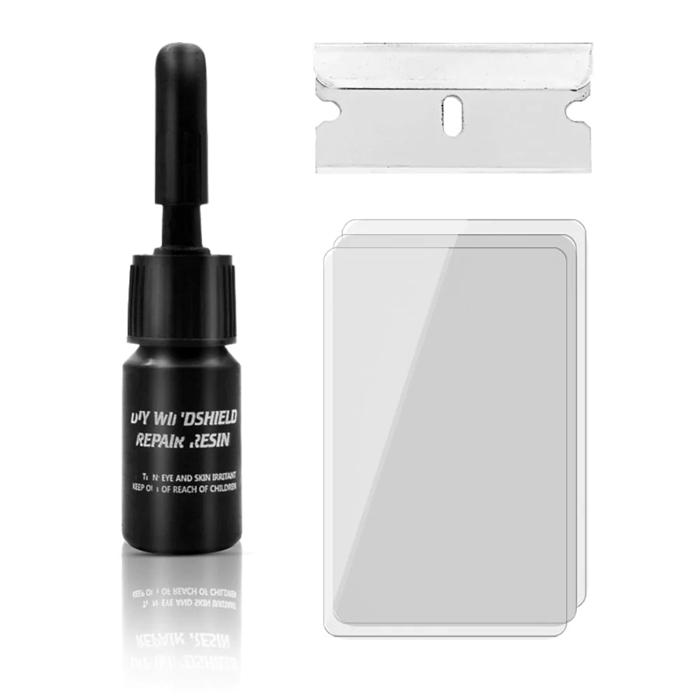TOOL TO REPAIR A CRACKED CAR WINDSHIELD AND PHONE GLASS
